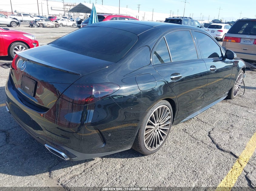2024 Mercedes-benz C class VIN W1KAF4GBXRR165053 IAAI salvage auction — FRONT END, Salvage (California), sold $21,300 on 2026-07-06 (photo 4)