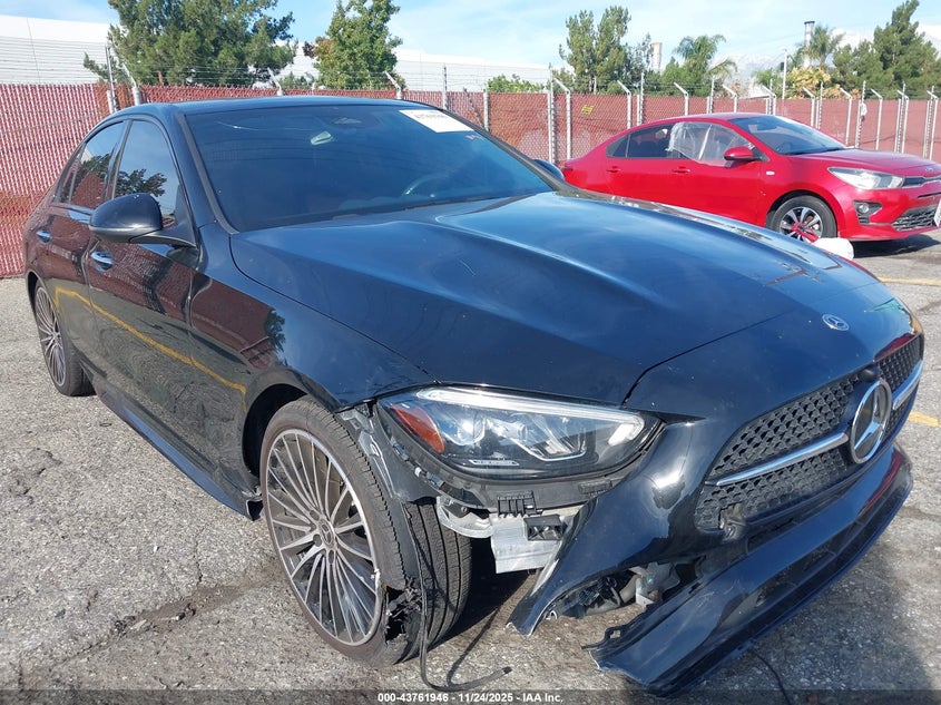 2024 Mercedes-benz C class VIN W1KAF4GBXRR165053 IAAI salvage auction — FRONT END, Salvage (California), sold $21,300 on 2026-07-06 (photo 6)