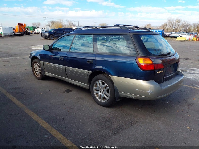 2003 Subaru Outback VIN 4S3BH675637620000 IAAI salvage auction — FRONT & REAR, Salvage (Utah), sold $275 on 2026-07-09 (photo 3)