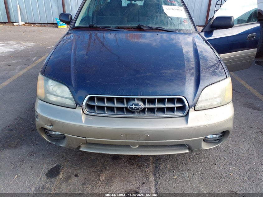 2003 Subaru Outback VIN 4S3BH675637620000 IAAI salvage auction — FRONT & REAR, Salvage (Utah), sold $275 on 2026-07-09 (photo 6)