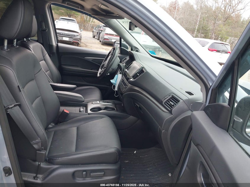 2023 Honda Ridgeline VIN 5FPYK3F55PB061686 IAAI salvage auction — LEFT SIDE, Salvage (New Hampshire), sold $9,200 on 2026-07-29 (photo 5)