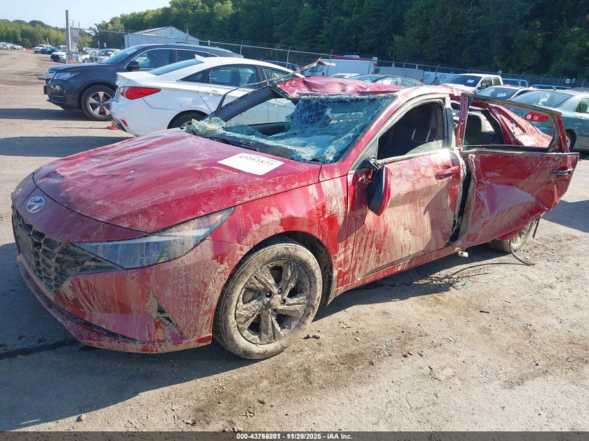 2023 Hyundai Elantra VIN KMHLM4AGXPU460902 IAAI salvage auction — THEFT, Other, sold $775 on 2026-07-14 (photo 2)