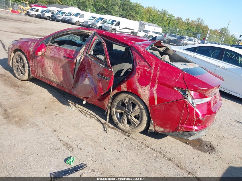 2023 Hyundai Elantra VIN KMHLM4AGXPU460902 IAAI salvage auction — THEFT, Other, sold $775 on 2026-07-14 (photo 3)