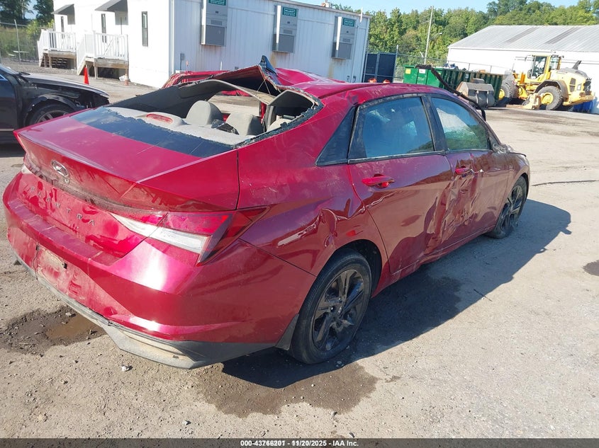 2023 Hyundai Elantra VIN KMHLM4AGXPU460902 IAAI salvage auction — THEFT, Other, sold $775 on 2026-07-14 (photo 4)