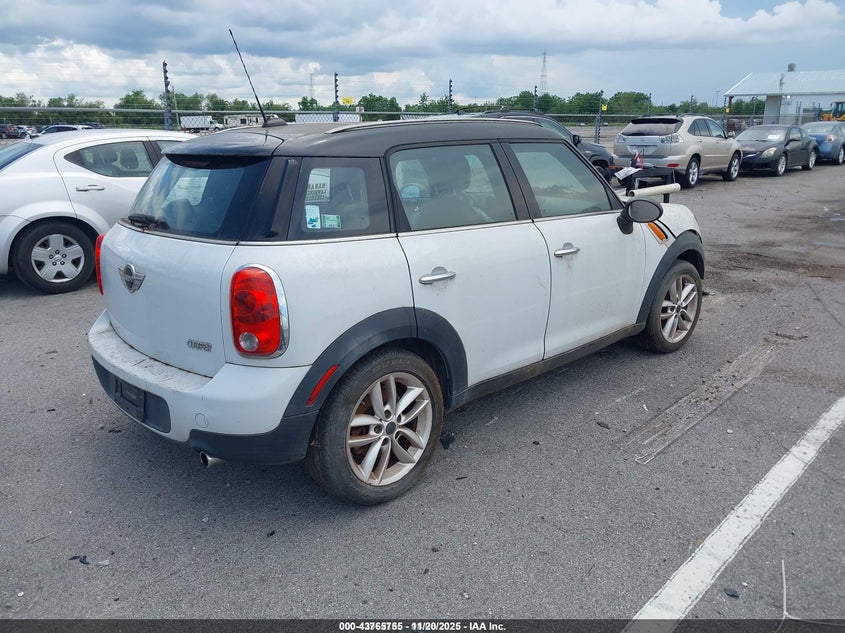 2012 Mini Cooper VIN WMWZB3C54CWM05948 IAAI salvage auction — ALL OVER, Other, sold $225 on 2026-08-17 (photo 4)
