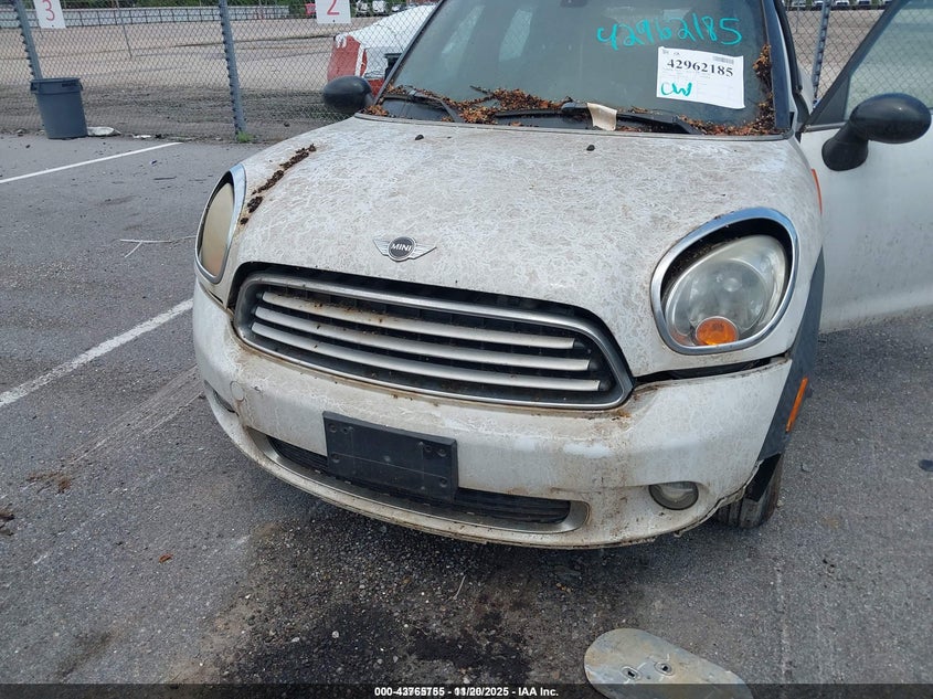 2012 Mini Cooper VIN WMWZB3C54CWM05948 IAAI salvage auction — ALL OVER, Other, sold $225 on 2026-08-17 (photo 6)