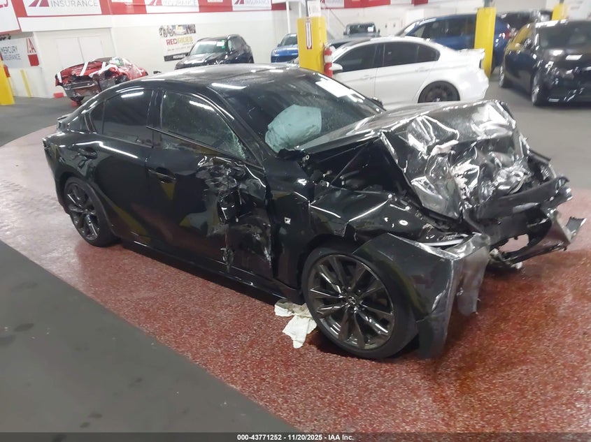 2025 Lexus Is 350 VIN JTHGZ1B20S5083300 IAAI salvage auction — FRONT END, Salvage (California), sold $5,650 on 2026-07-29 (photo 1)