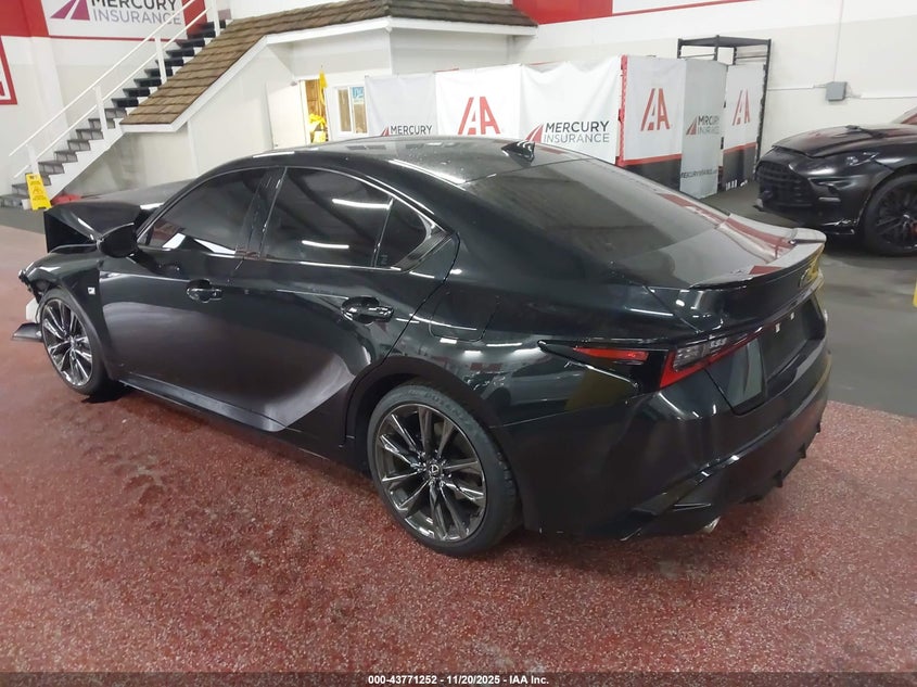 2025 Lexus Is 350 VIN JTHGZ1B20S5083300 IAAI salvage auction — FRONT END, Salvage (California), sold $5,650 on 2026-07-29 (photo 3)