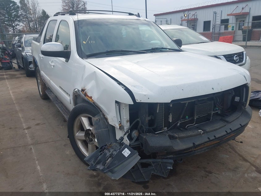 2007 Chevrolet Avalanche VIN 3GNFK12347G212351 IAAI salvage auction — FRONT END, Salvage (North Carolina), sold $425 on 2026-07-08 (photo 1)