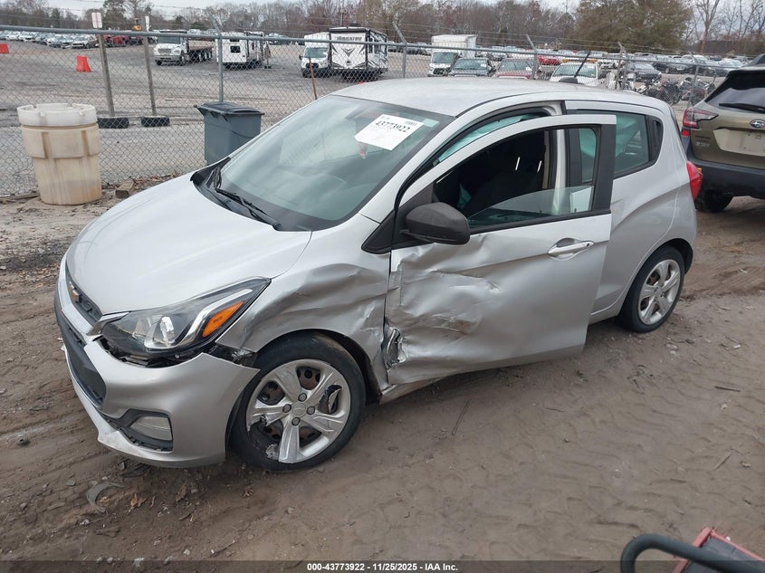 2019 Chevrolet Spark VIN KL8CB6SAXKC821438 IAAI salvage auction — LEFT FRONT, Salvage Title, sold $775 on 2026-07-14 (photo 2)