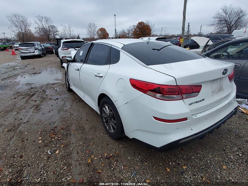 2019 Kia Optima VIN 5XXGT4L33KG307828 IAAI salvage auction — FRONT END, Salvage (Texas), sold $100 on 2026-07-21 (photo 3)
