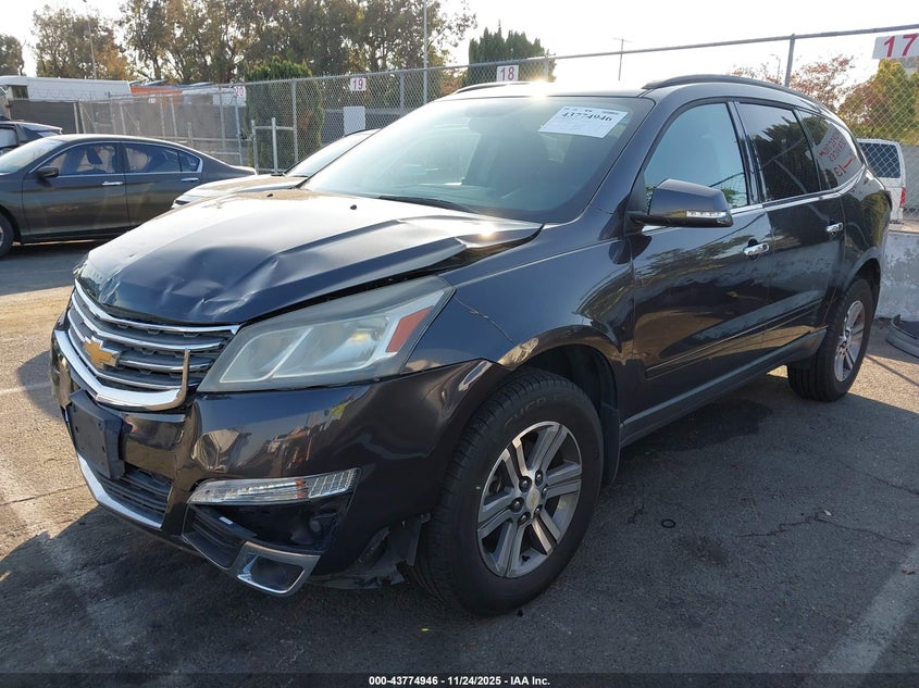 2017 Chevrolet Traverse VIN 1GNKRGKD7HJ134945 IAAI salvage auction — FRONT END, Other, sold $1,325 on 2026-07-09 (photo 2)