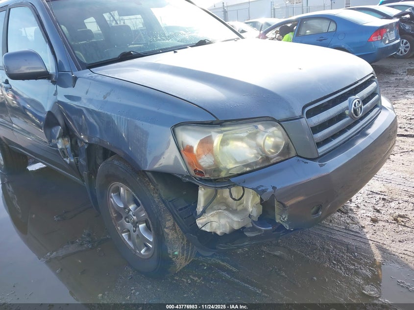 2006 Toyota Highlander VIN JTEDP21A160105442 IAAI salvage auction — RIGHT FRONT, Salvage (Ohio), sold $725 on 2026-07-30 (photo 6)