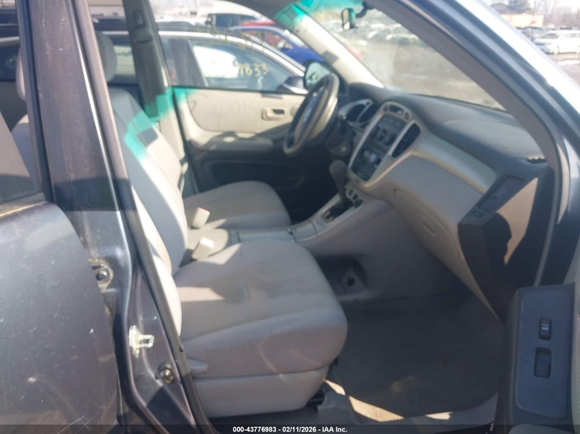 2006 Toyota Highlander VIN JTEDP21A160105442 IAAI salvage auction — RIGHT FRONT, Salvage (Ohio), sold $725 on 2026-07-30 (photo 5)