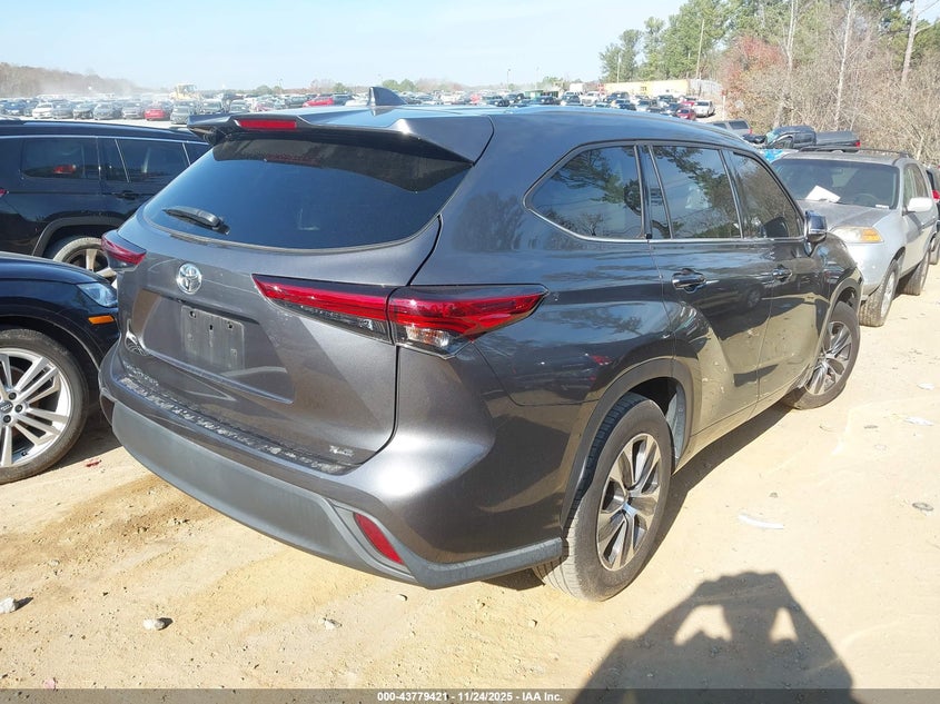 2021 Toyota Highlander VIN 5TDHZRAH5MS532462 IAAI salvage auction — LEFT FRONT, Salvage (Georgia), sold $14,500 on 2026-07-07 (photo 4)