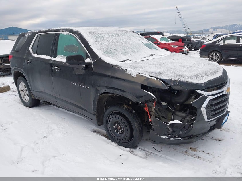 2021 Chevrolet Traverse VIN 1GNEVFKWXMJ263468 — IAAI salvage auction photo