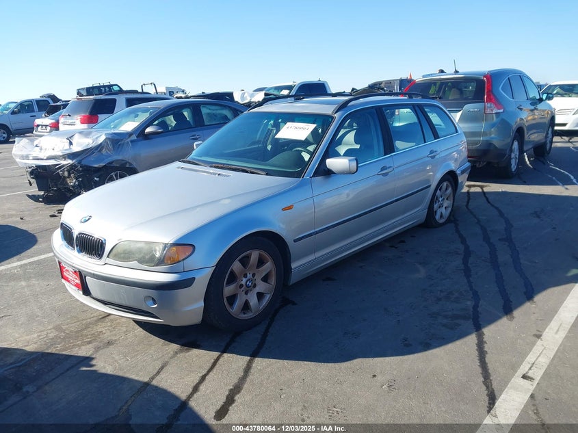 2002 BMW 3er VIN WBAEP33442PF01145 IAAI salvage auction — LEFT & RIGHT, Parts Only - Bill Of Sale (North Carolina), sold $450 on 2026-07-08 (photo 2)