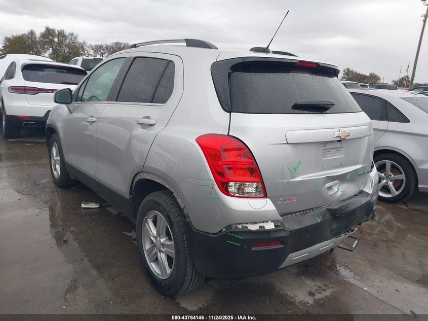 2016 Chevrolet Trax VIN KL7CJLSB7GB569904 IAAI salvage auction — REAR END, Original (Texas), sold $2,850 on 2026-07-14 (photo 3)