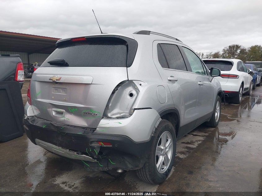 2016 Chevrolet Trax VIN KL7CJLSB7GB569904 IAAI salvage auction — REAR END, Original (Texas), sold $2,850 on 2026-07-14 (photo 4)