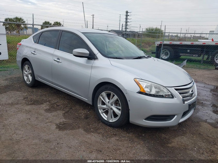 2014 Nissan Sentra VIN 3N1AB7AP4EY202701 IAAI salvage auction — SIDE, Salvage Title, sold $550 on 2026-07-09 (photo 1)