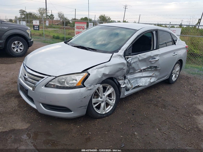 2014 Nissan Sentra VIN 3N1AB7AP4EY202701 IAAI salvage auction — SIDE, Salvage Title, sold $550 on 2026-07-09 (photo 2)