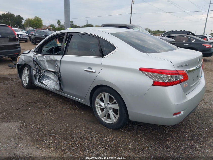2014 Nissan Sentra VIN 3N1AB7AP4EY202701 IAAI salvage auction — SIDE, Salvage Title, sold $550 on 2026-07-09 (photo 3)