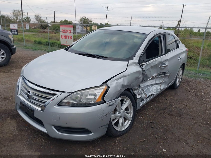 2014 Nissan Sentra VIN 3N1AB7AP4EY202701 IAAI salvage auction — SIDE, Salvage Title, sold $550 on 2026-07-09 (photo 6)