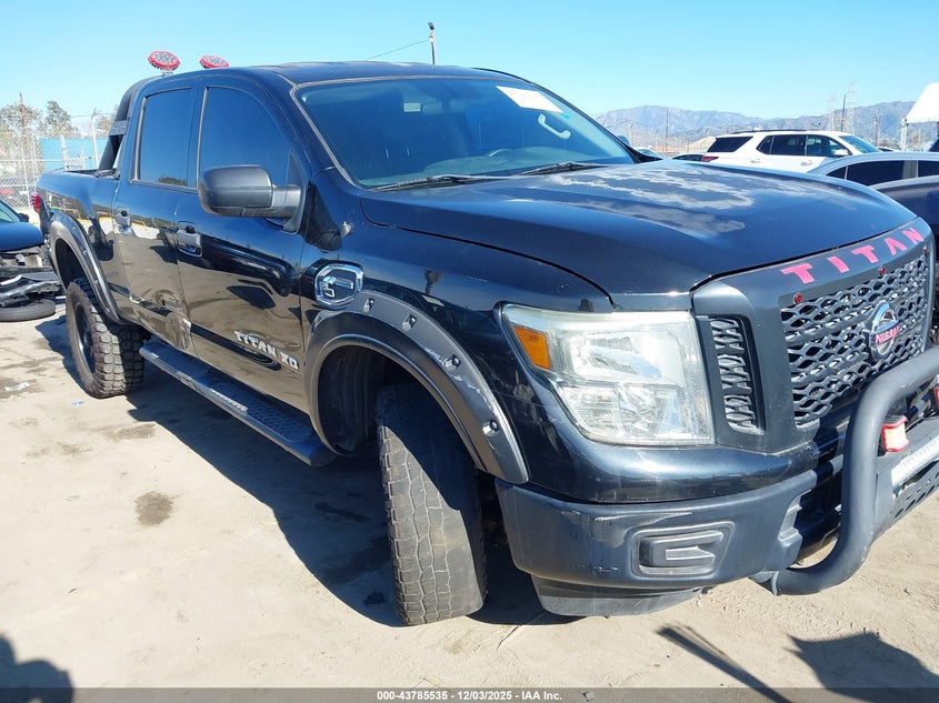 2017 Nissan TITAN VIN 1N6BA1F3XHN520599 IAAI salvage auction — SUSPENSION, Salvage Title, sold $7,600 on 2026-07-29 (photo 1)