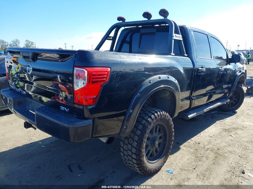 2017 Nissan TITAN VIN 1N6BA1F3XHN520599 IAAI salvage auction — SUSPENSION, Salvage Title, sold $7,600 on 2026-07-29 (photo 4)