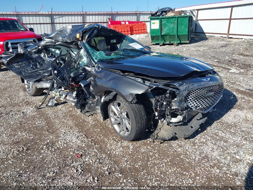 2022 Genesis G70 VIN KMTG34TA8NU099380 IAAI salvage auction — BIOHAZARD/CHEMICAL, Salvage (Arkansas), sold $425 on 2026-07-08 (photo 1)