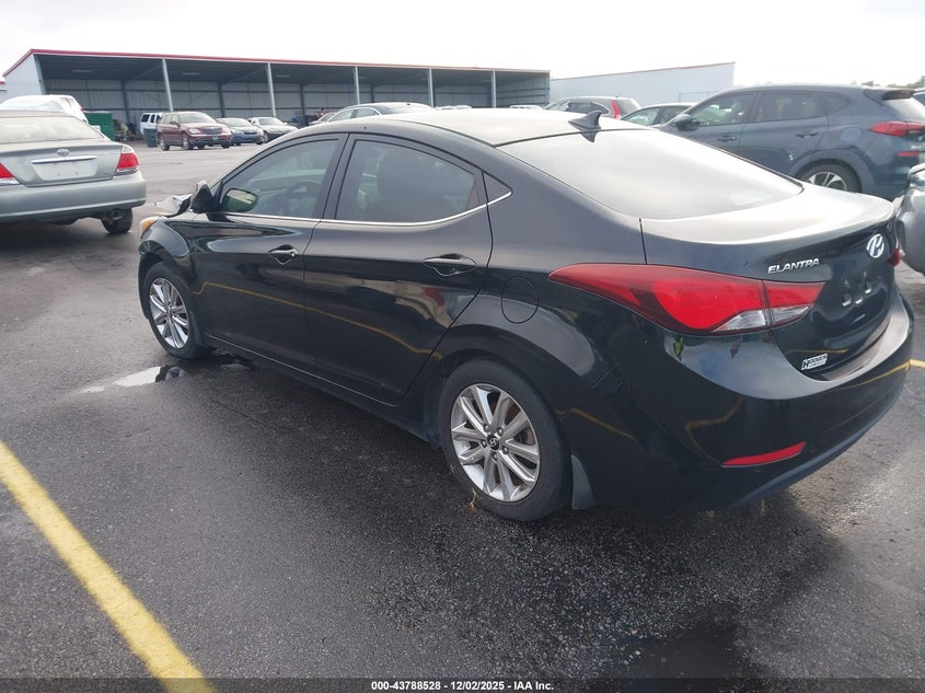 2015 Hyundai Elantra VIN KMHDH4AE7FU355465 IAAI salvage auction — FRONT END, Salvage Title, sold $500 on 2026-07-29 (photo 3)