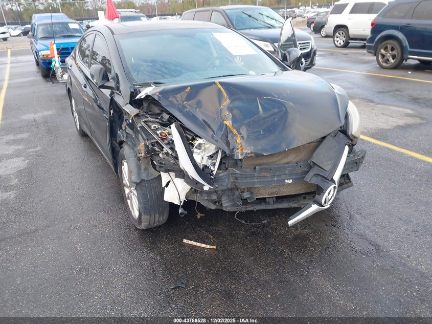 2015 Hyundai Elantra VIN KMHDH4AE7FU355465 IAAI salvage auction — FRONT END, Salvage Title, sold $500 on 2026-07-29 (photo 6)