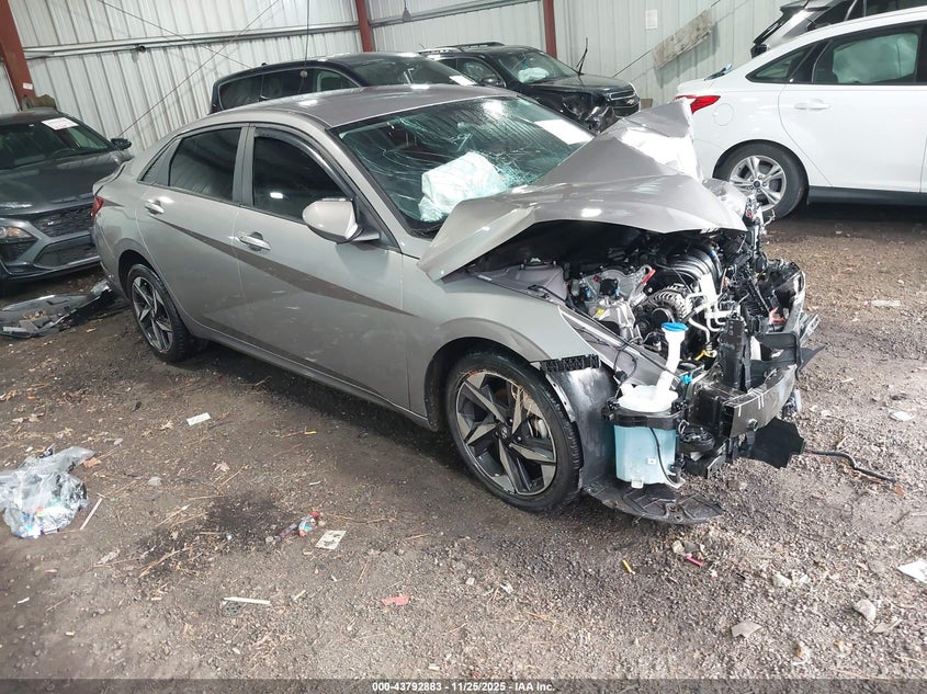 2023 Hyundai Elantra VIN KMHLS4AG1PU428250 IAAI salvage auction — FRONT END, Non-Repairable (Virginia), sold $25 on 2026-07-30 (photo 1)
