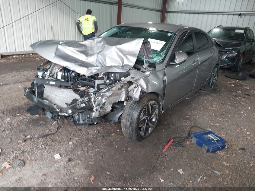 2023 Hyundai Elantra VIN KMHLS4AG1PU428250 IAAI salvage auction — FRONT END, Non-Repairable (Virginia), sold $25 on 2026-07-30 (photo 2)