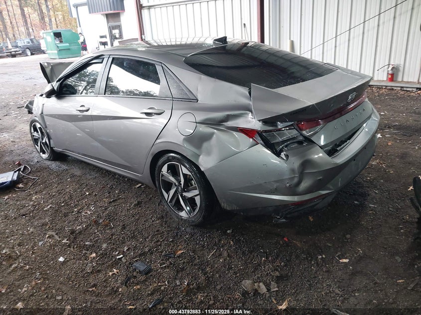2023 Hyundai Elantra VIN KMHLS4AG1PU428250 IAAI salvage auction — FRONT END, Non-Repairable (Virginia), sold $25 on 2026-07-30 (photo 3)