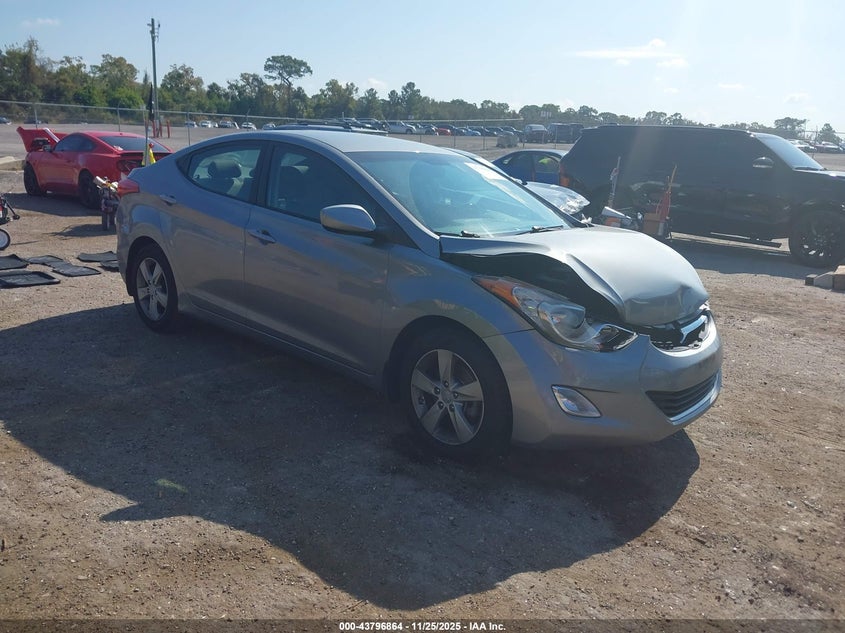 2013 Hyundai Elantra VIN KMHDH4AE9DU942764 IAAI salvage auction — FRONT END, Rebuildable (Florida), sold $1,500 on 2026-07-23 (photo 1)