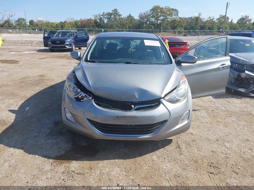 2013 Hyundai Elantra VIN KMHDH4AE9DU942764 IAAI salvage auction — FRONT END, Rebuildable (Florida), sold $1,500 on 2026-07-23 (photo 6)