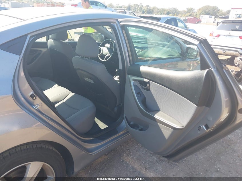 2013 Hyundai Elantra VIN KMHDH4AE9DU942764 IAAI salvage auction — FRONT END, Rebuildable (Florida), sold $1,500 on 2026-07-23 (photo 8)