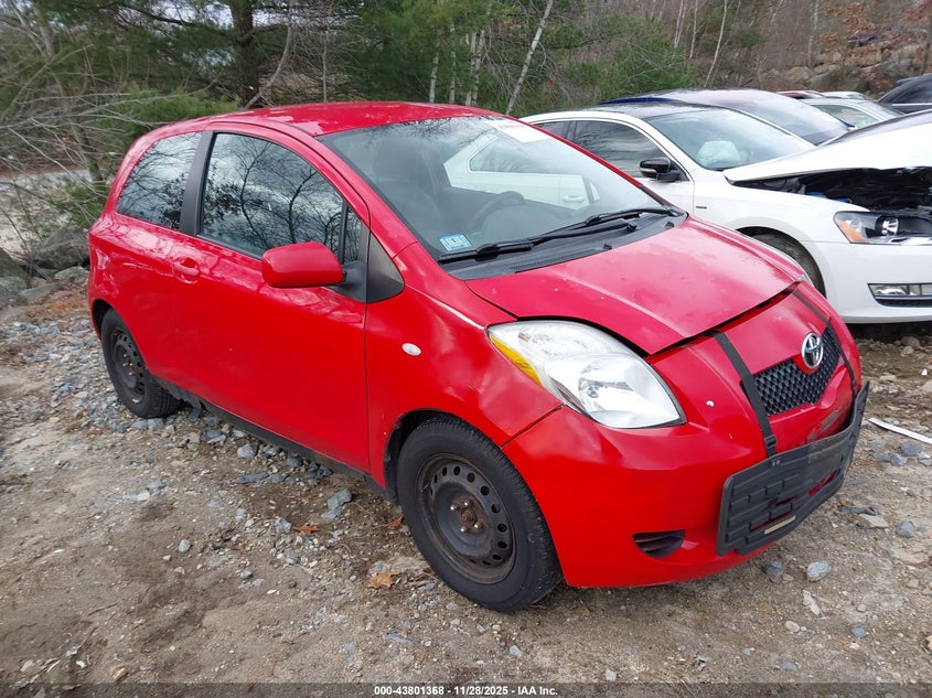 2007 Toyota Yaris VIN JTDJT923675098083 IAAI salvage auction — LEFT SIDE, Salvage (Idaho), sold $100 on 2026-07-21 (photo 1)
