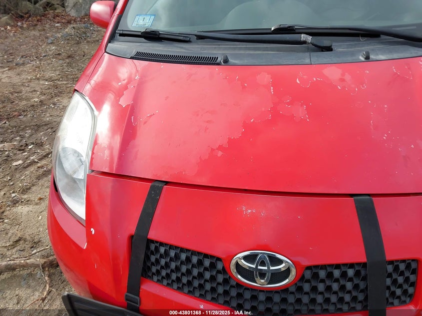 2007 Toyota Yaris VIN JTDJT923675098083 IAAI salvage auction — LEFT SIDE, Salvage (Idaho), sold $100 on 2026-07-21 (photo 6)