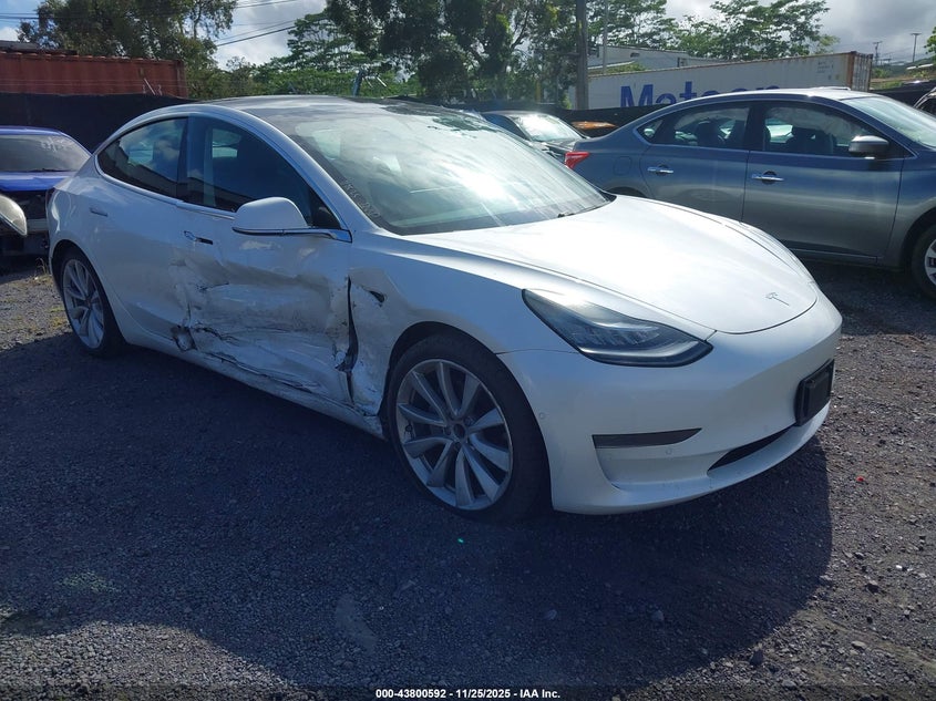 2020 Tesla Model 3 VIN 5YJ3E1EA6LF661687 IAAI salvage auction — RIGHT SIDE, Salvage (Hawaii), sold $3,150 on 2026-07-23 (photo 1)