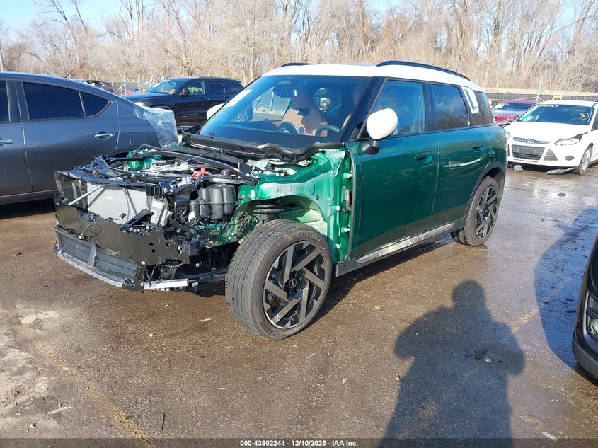 2025 Mini Countryman VIN WMZ53GA05S7T24561 IAAI salvage auction — FRONT END, Salvage (Missouri), sold $7,800 on 2026-07-29 (photo 2)