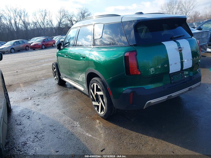 2025 Mini Countryman VIN WMZ53GA05S7T24561 IAAI salvage auction — FRONT END, Salvage (Missouri), sold $7,800 on 2026-07-29 (photo 3)