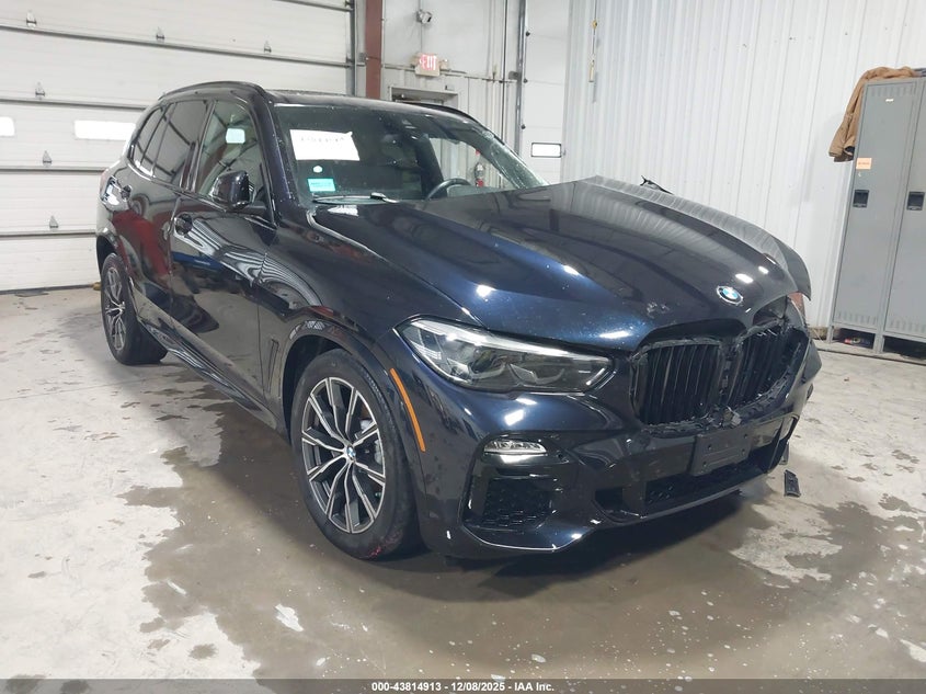 2021 BMW X5 VIN 5UXCR6C01M9F75843 IAAI salvage auction — LEFT SIDE, Salvage (Missouri), sold $13,950 on 2026-07-08 (photo 1)
