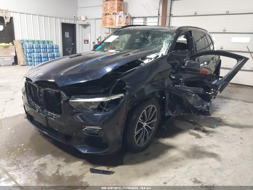 2021 BMW X5 VIN 5UXCR6C01M9F75843 IAAI salvage auction — LEFT SIDE, Salvage (Missouri), sold $13,950 on 2026-07-08 (photo 2)