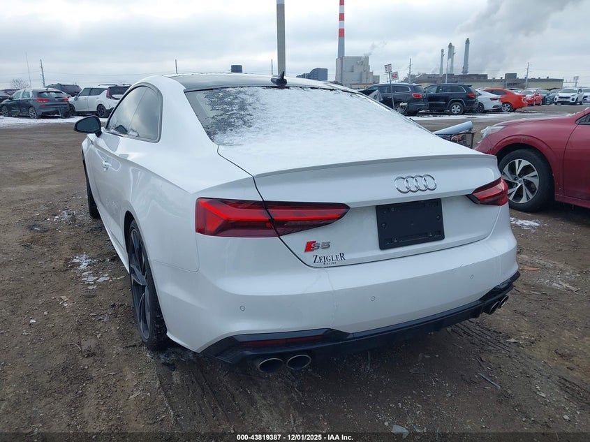 2022 Audi S5 VIN WAUR4AF52NA035447 IAAI salvage auction — FRONT END, Salvage (Indiana), sold $18,500 on 2026-07-29 (photo 3)