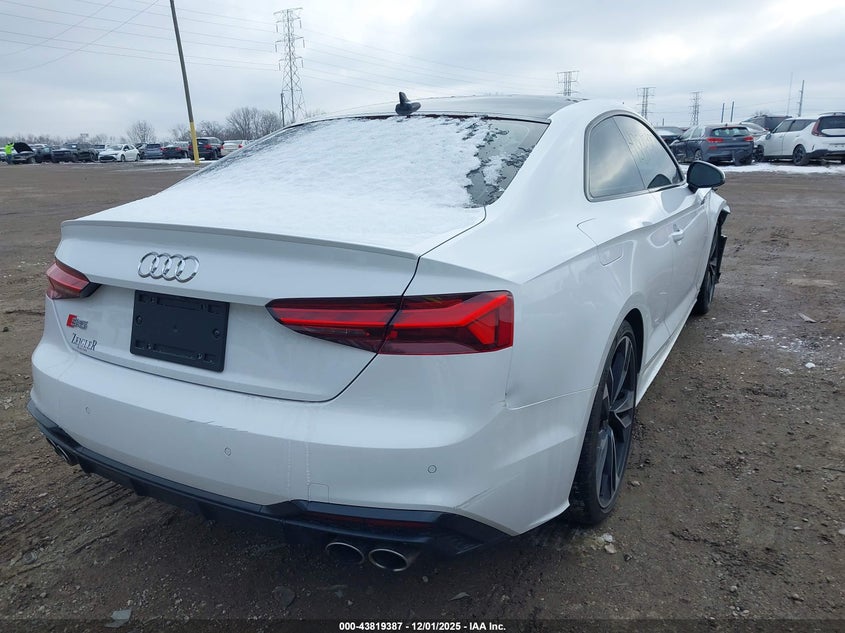 2022 Audi S5 VIN WAUR4AF52NA035447 IAAI salvage auction — FRONT END, Salvage (Indiana), sold $18,500 on 2026-07-29 (photo 4)