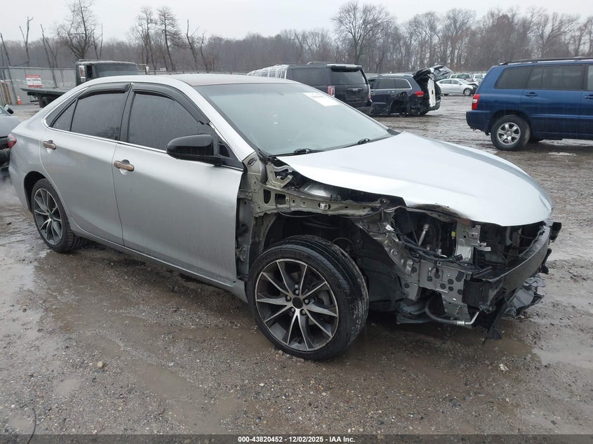 2017 Toyota Camry VIN 4T1BF1FK6HU694036 IAAI salvage auction — FRONT END, Salvage (New Jersey), sold $2,725 on 2026-07-20 (photo 1)