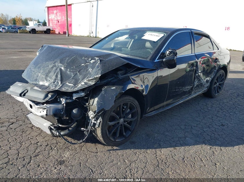 2019 Audi A4 VIN WAUENAF45KN001364 IAAI salvage auction — FRONT END, Salvage Title, sold $750 on 2026-07-30 (photo 2)