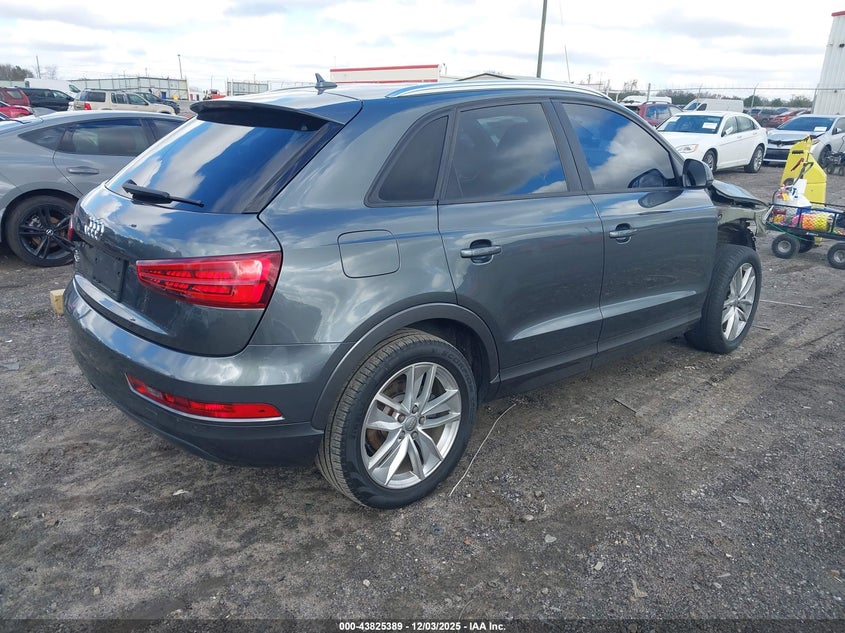 2018 Audi Q3 VIN WA1BCCFS5JR016096 IAAI salvage auction — RIGHT FRONT, Salvage (Georgia), sold $3,150 on 2026-08-21 (photo 4)
